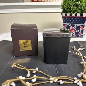 Tom Ford Oud Wood scented candle Single Wick Private Blend Collection NEW
